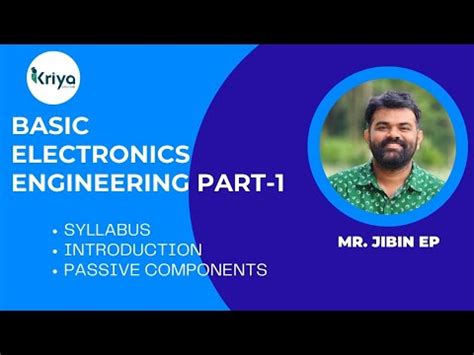 crash course electronics|Basic Electronics Part 1 .